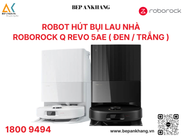 Robot Hút Bụi Lau Nhà Roborock Q revo 5AE ( Đen / Trắng )